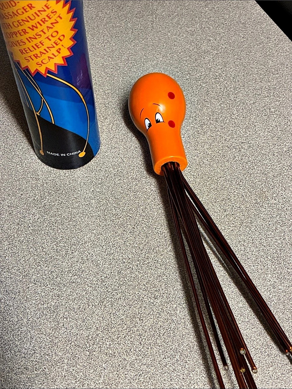 OctoMasse Head Massager Blue & Orange